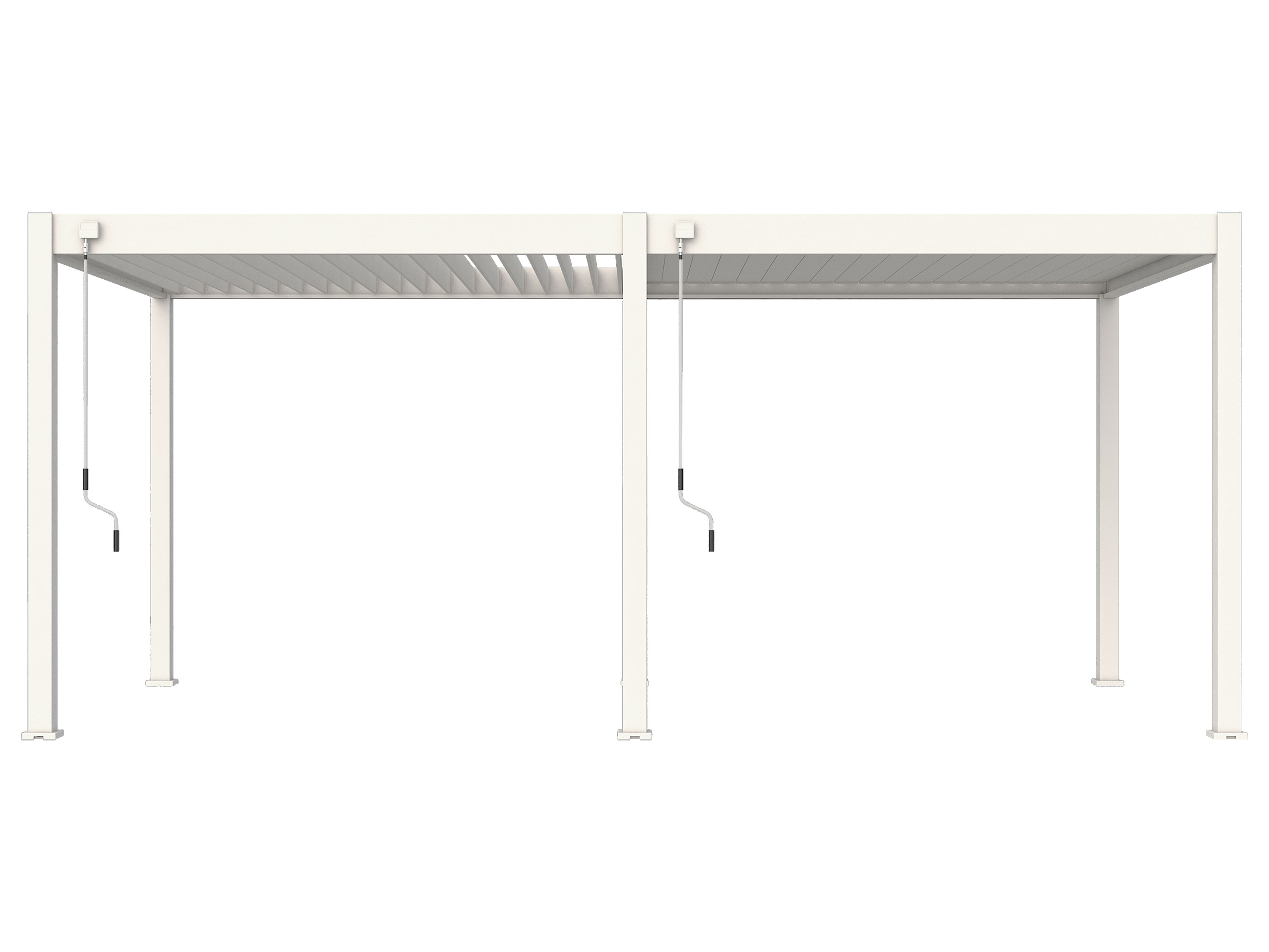 Pergoline Pavillon Superior (Weiß, 3×6 m) | 04260664391227