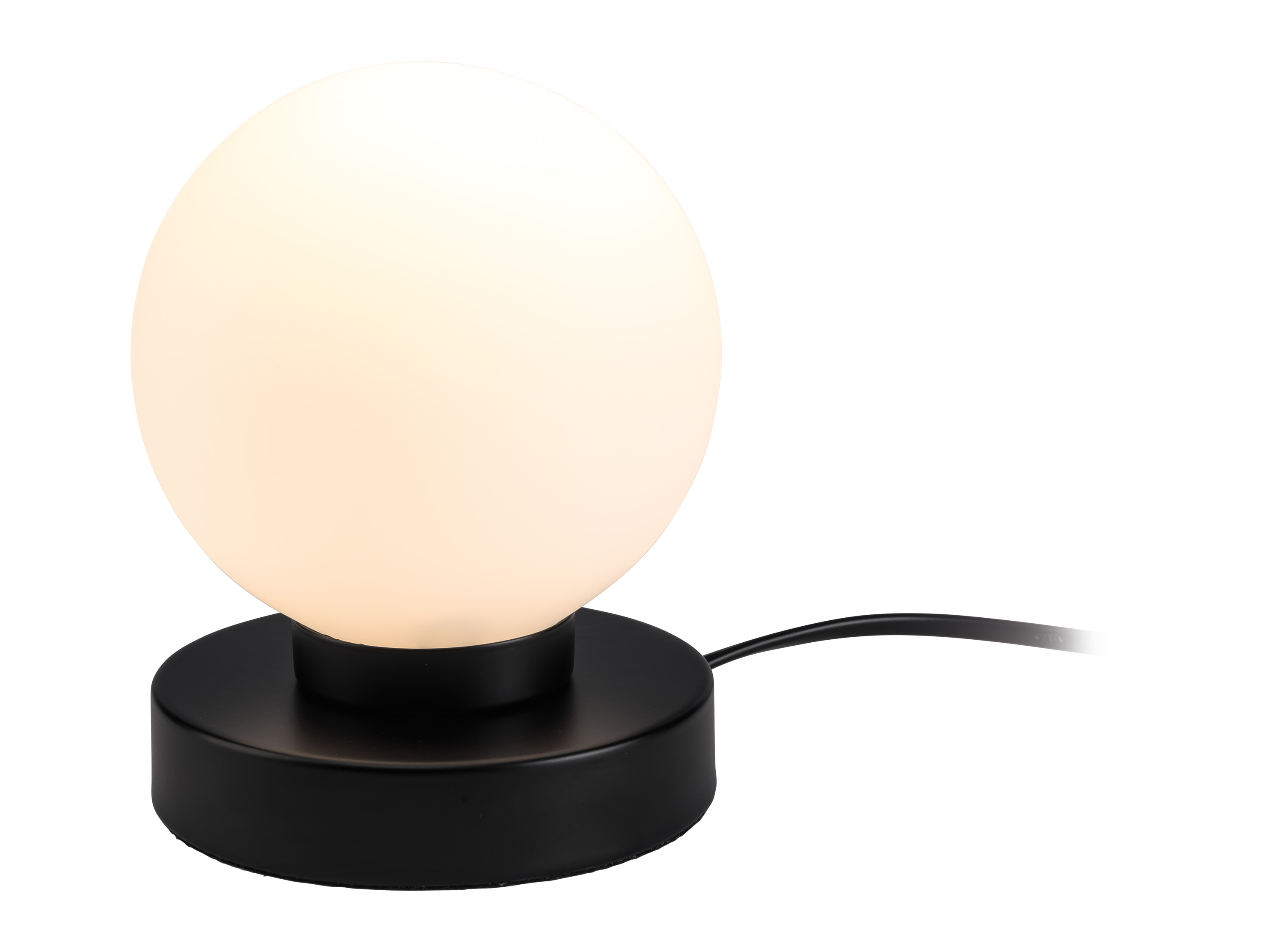 Thumbnail - LIVARNO home Tischleuchte Kugel (Glaskugel schwarz klein)