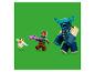 LEGO Minecraft Set mit einem Huhn, einer Figur mit Schwert und einem Warden.