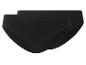 Doppelpack schwarze, nahtlose Damen-Slips