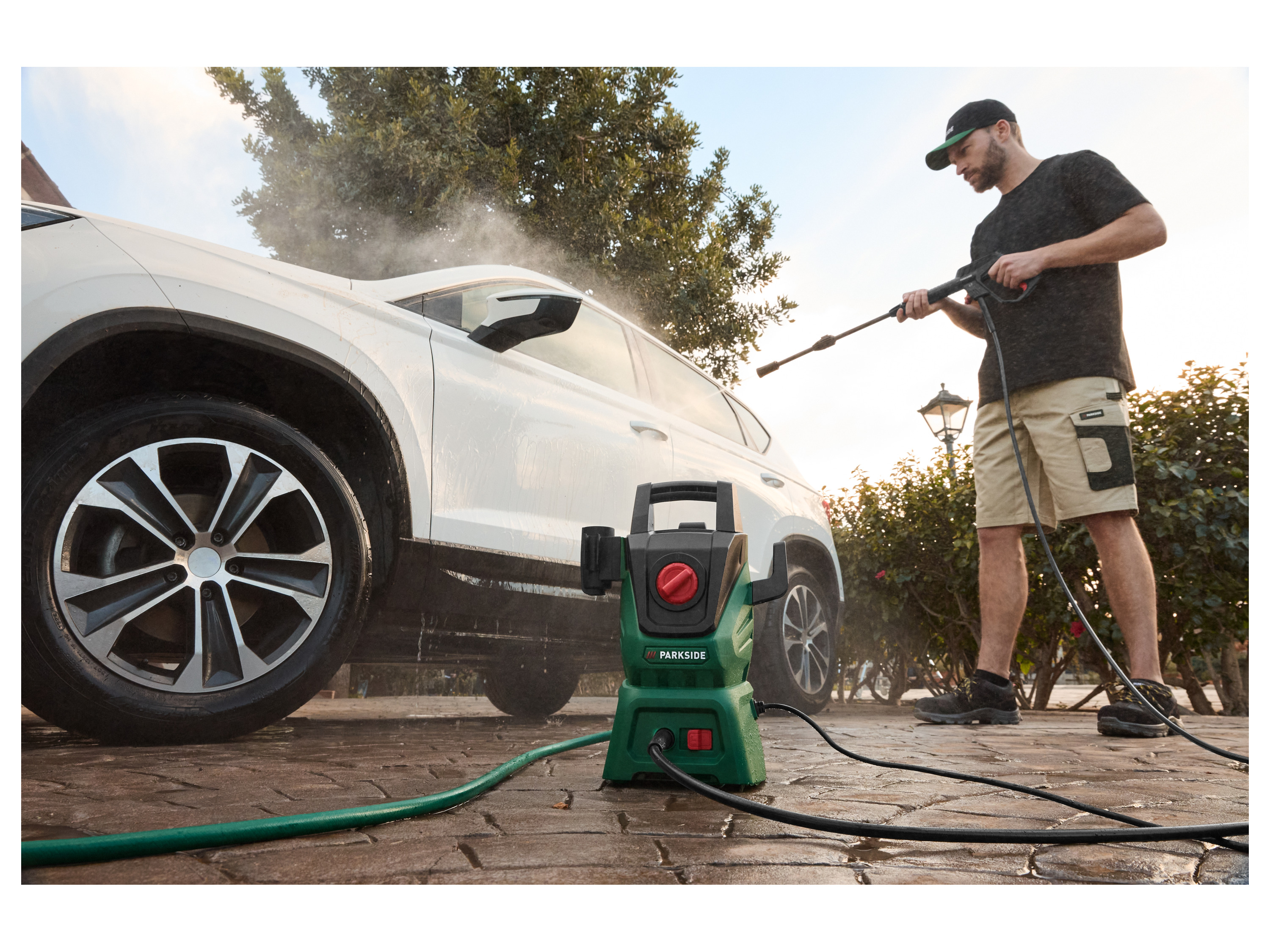 Thumbnail - PARKSIDE® Herren Arbeitsbermudas, mit Baumwolle (Beige, 56)