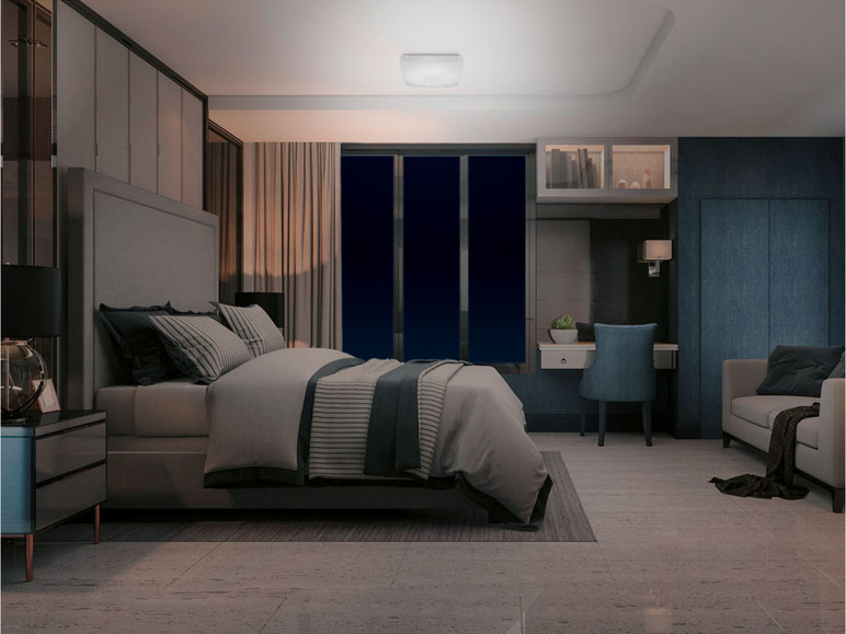 Gehe zu Vollbildansicht: LIVARNO home LED-Wand-/Deckenleuchte mit Sternen-Effekt - Bild 10
