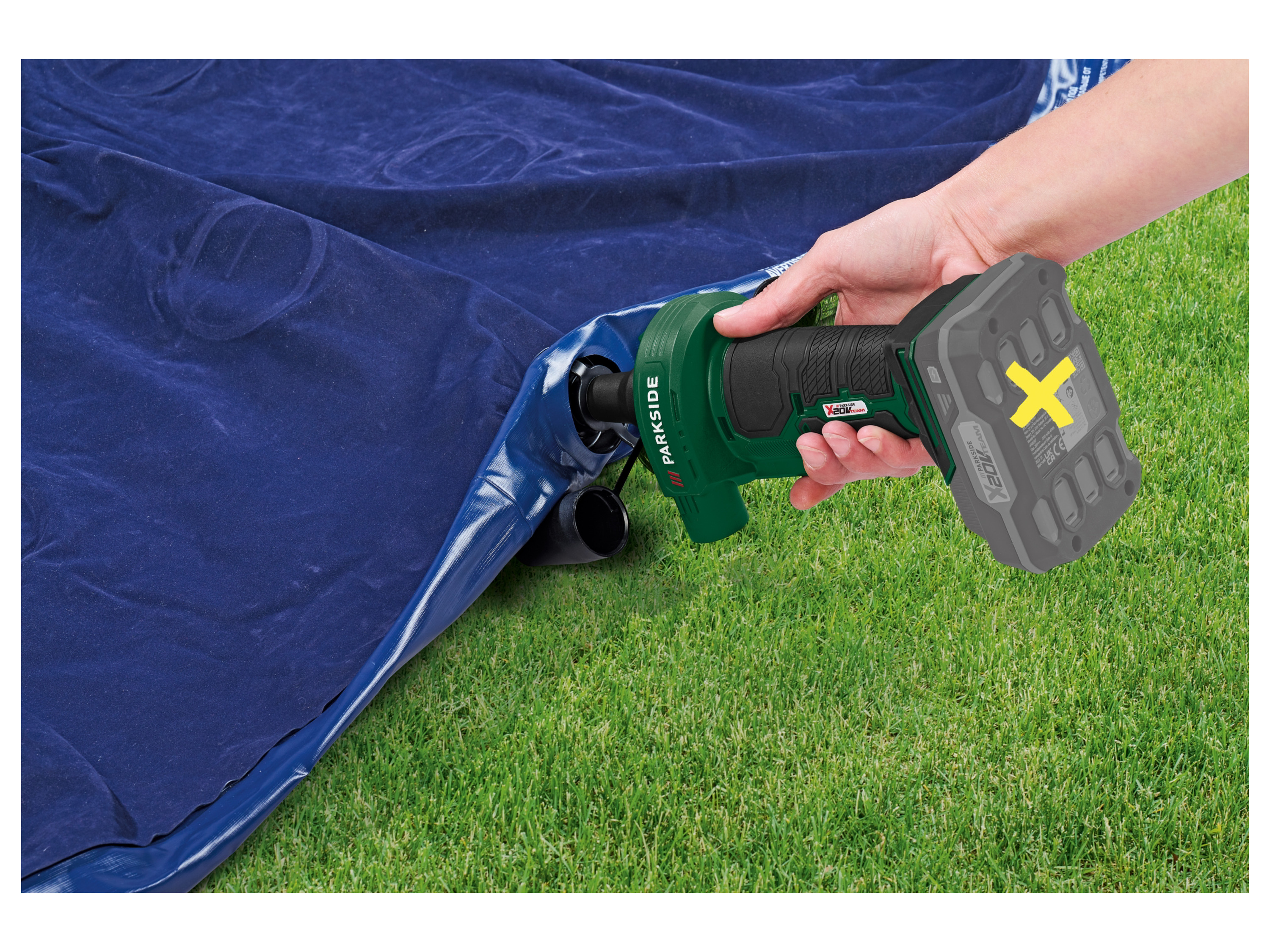 Thumbnail - PARKSIDE® Akku und Ladegerät) (Akku-Luftpumpe)""