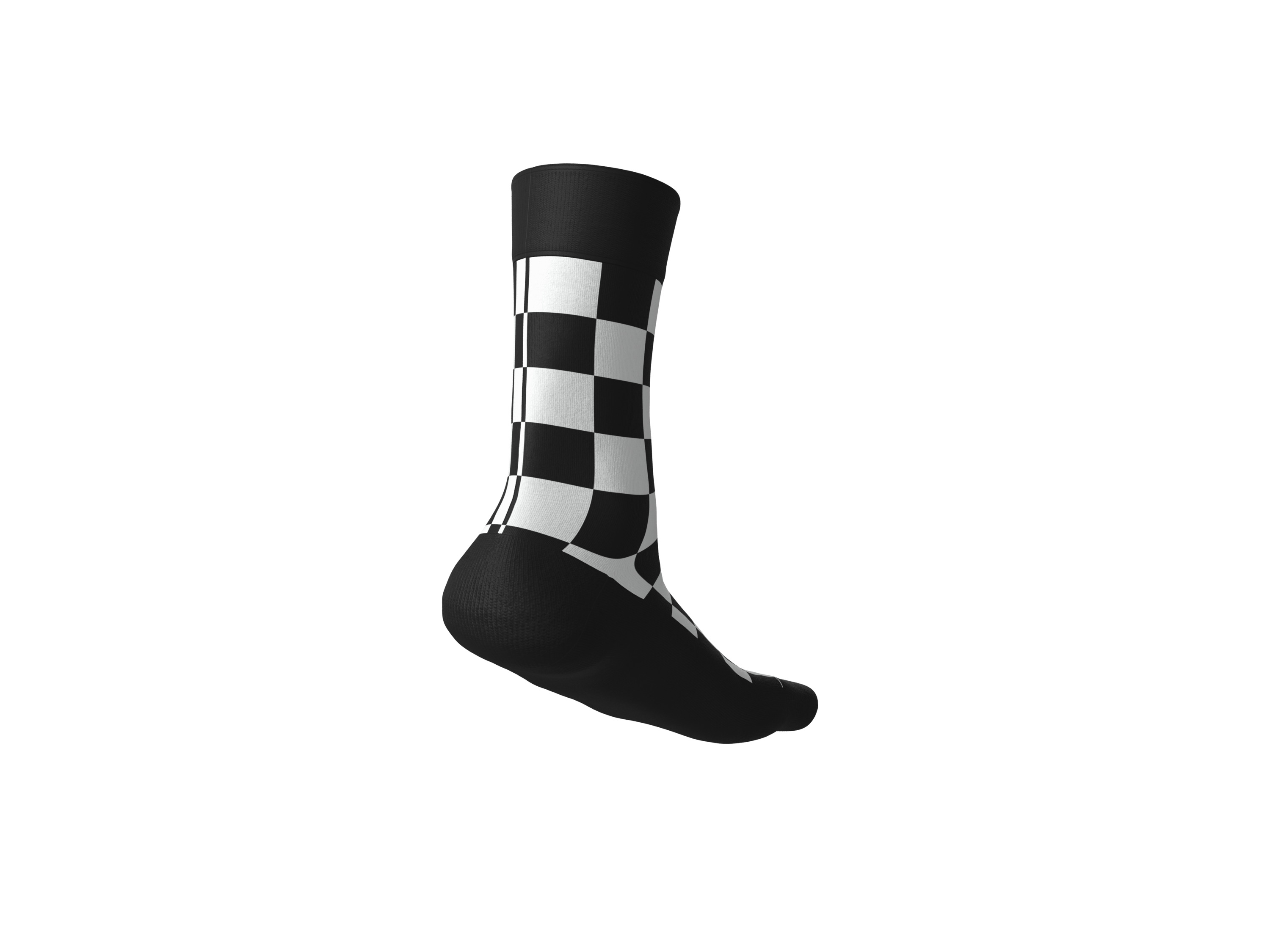 Thumbnail - esmara® Damen Herren Socken bunt 2er (Karo/schwarz/weiß, 39-42)