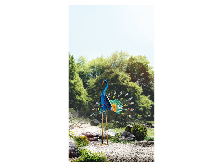Gehe zu Vollbildansicht: LIVARNO home Gartendeko Vogel, mit 2 Erdspießen - Bild 3