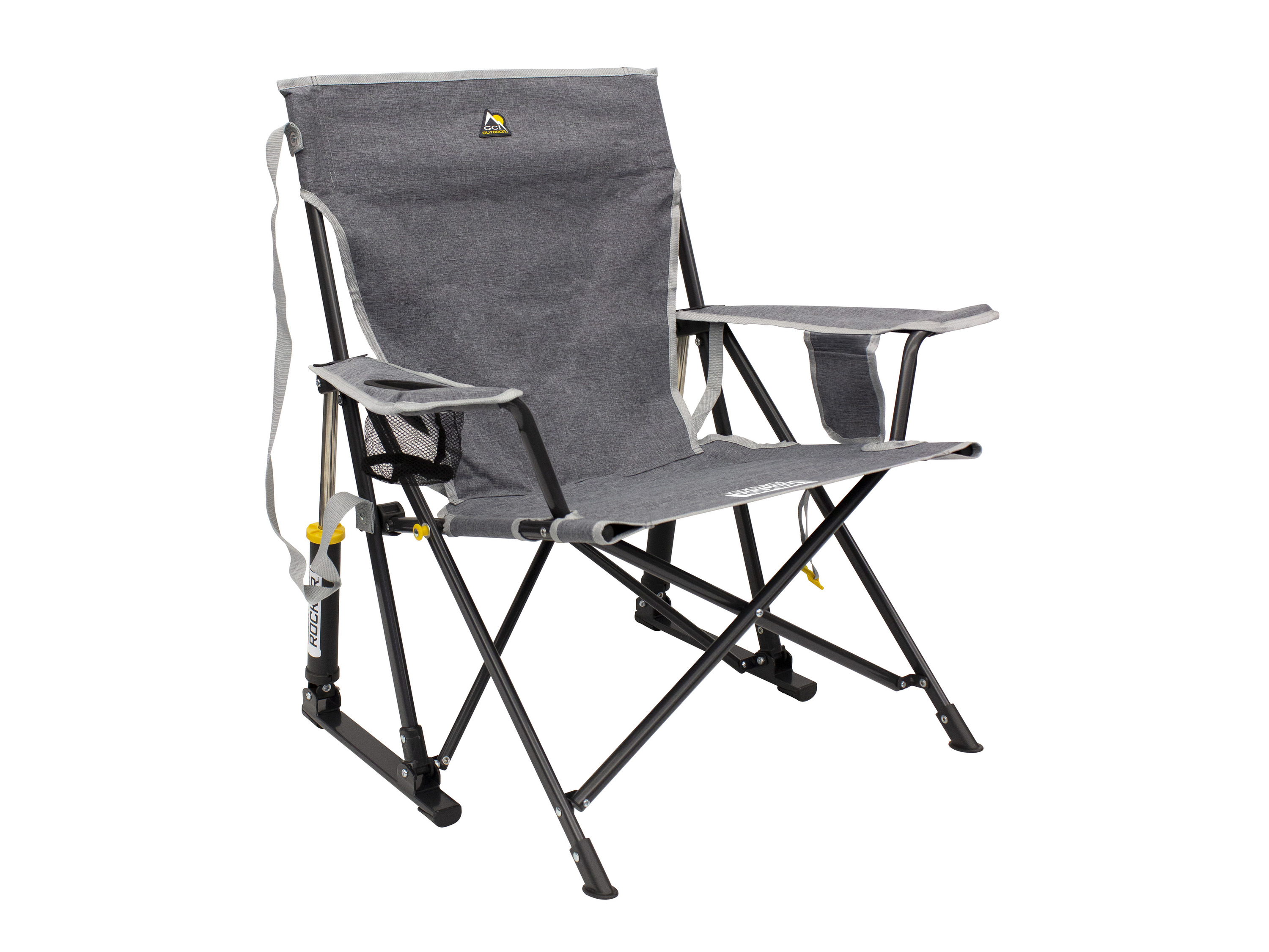 GCI Kickback Rocker™ Campingstuhl mit Schaukelfunktion (Heathered Pewter)““ | 00631444007449