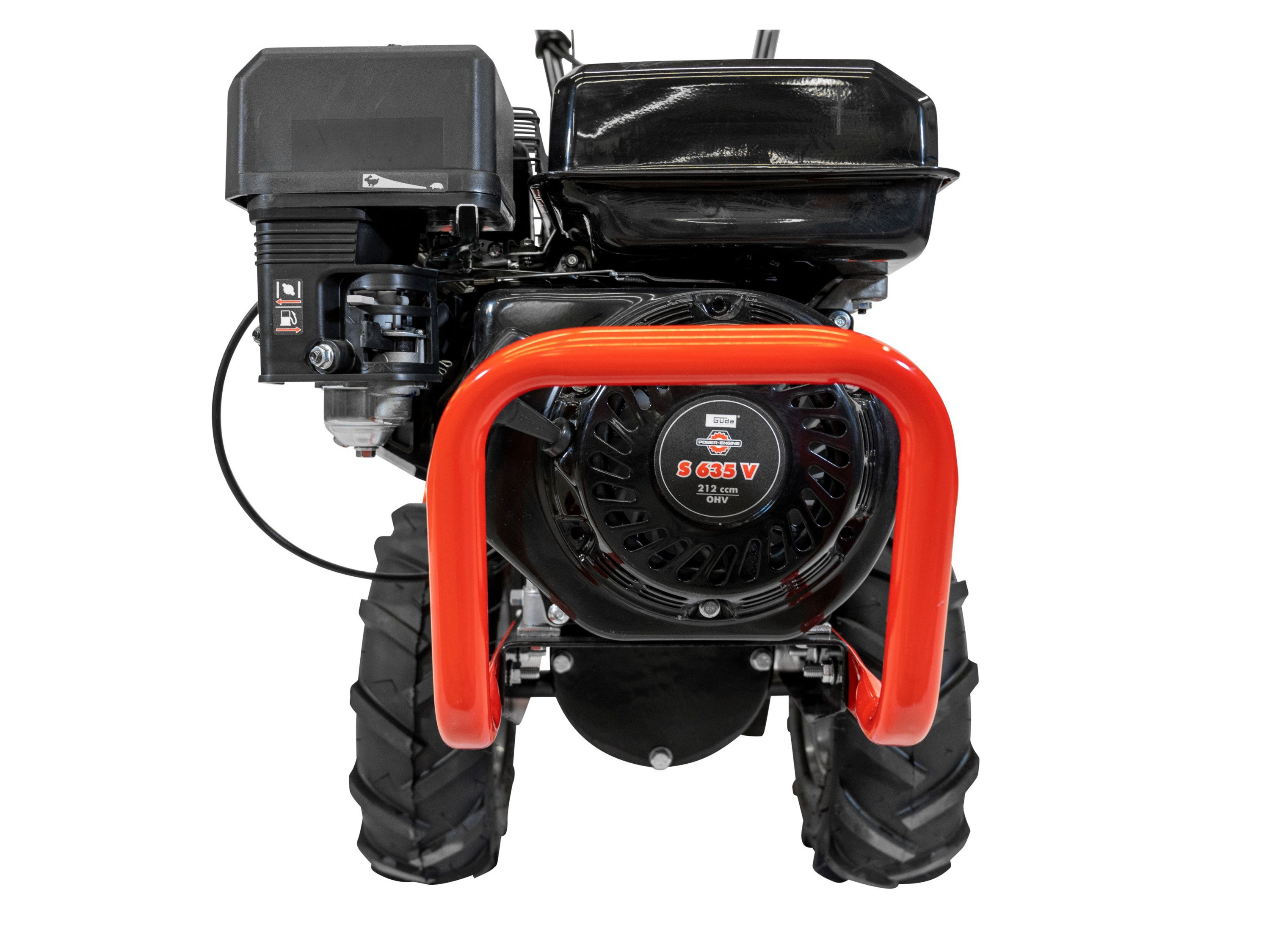 Güde Benzinmotorhacke Gartenfräse GF 420-4.1, 48 cm Arbeitsbreite, zum Einarbeiten von Mulch, Torf, Sand, Dünger oder Kompost – Bild 3 von 4