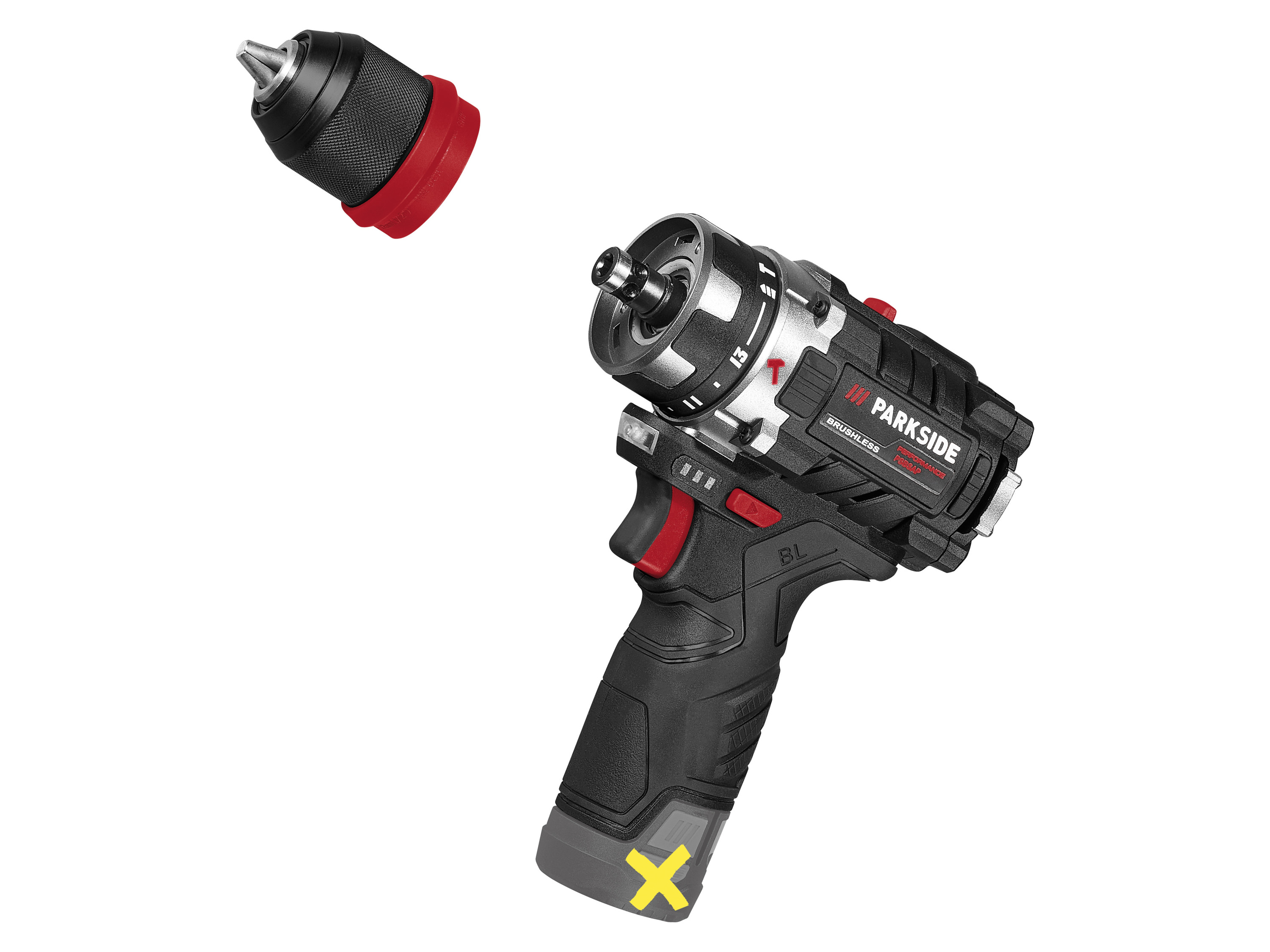 Thumbnail - PARKSIDE PERFORMANCE® 12 V Akku-Schlagbohrschrauber »PSBSAP 12 A1«, ohne Akku und Ladegerät