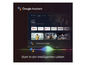 Google Assistant auf einem Fernseher mit YouTube, Google Play und Filmen.