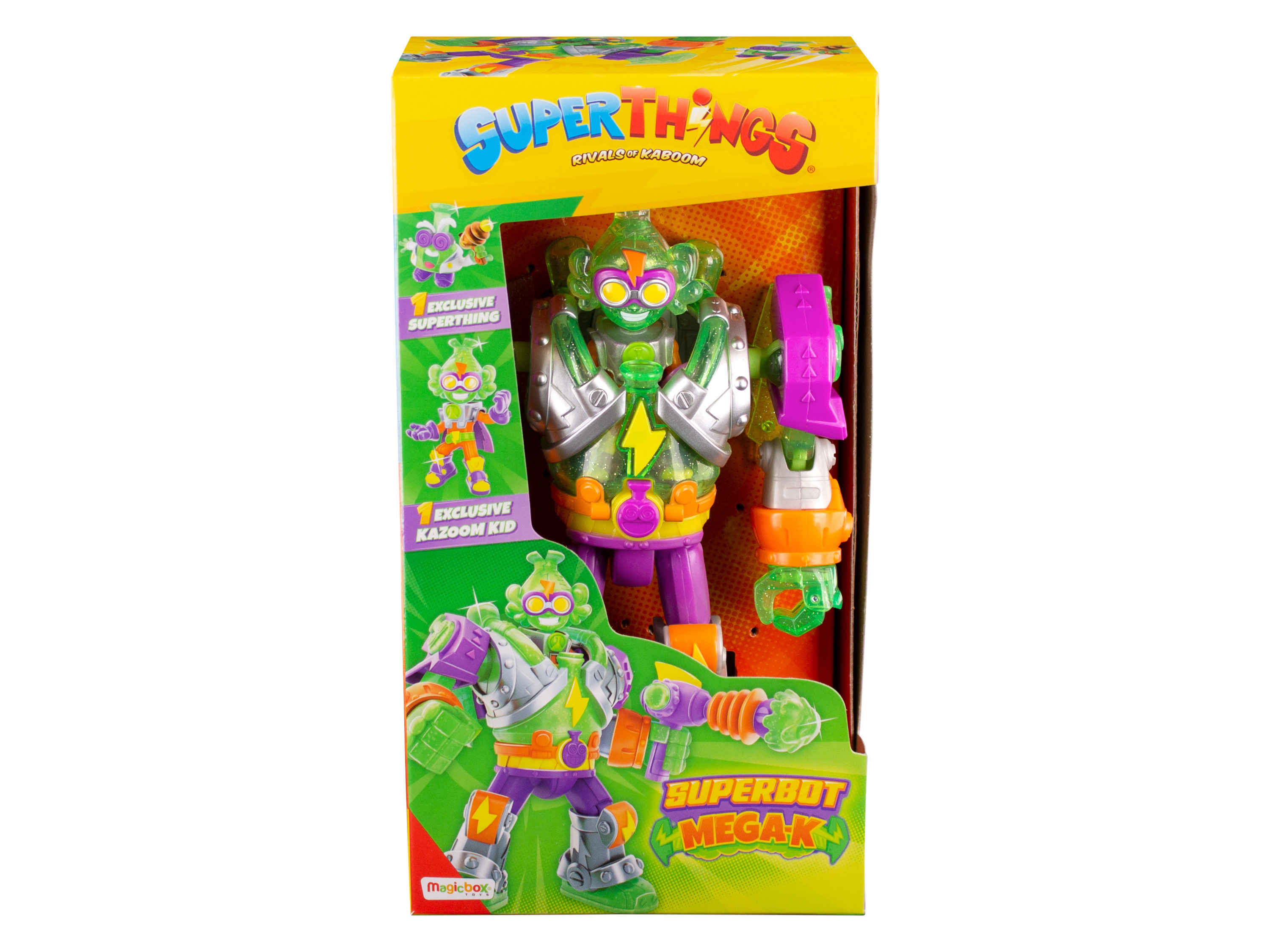 SuperThings Spielfiguren (Mega-K)““ | geladen mit Kazoom-Energie. Überfliege die Stadt, indem er seine Flügel öffnet