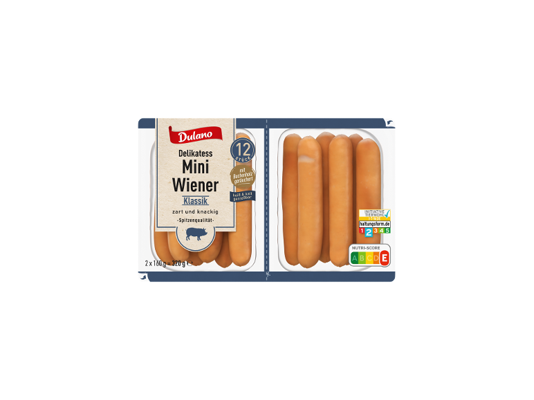 Dulano Mini-Wiener, verschiedene Sorten