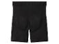 Schwarze High-Waist-Shapewear-Shorts mit Po-Polstern.
