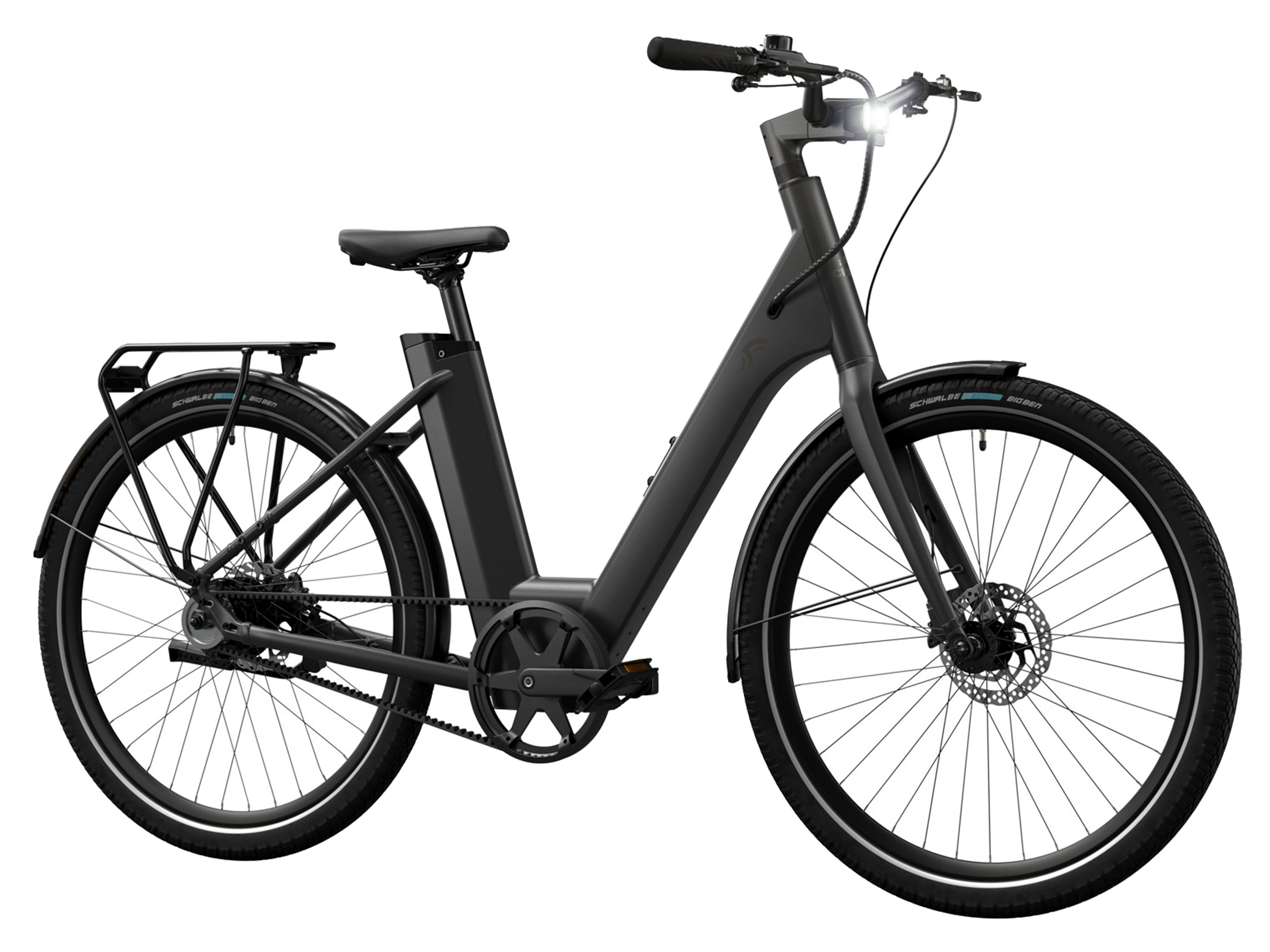 Thumbnail - CRIVIT Urban E-Bike Y.3 Belt Drive (All Black)