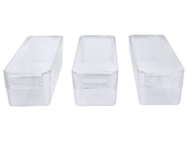 SILVERCREST® Kühlschrank-Organizer mit Deckel, 3er Set, 2 L