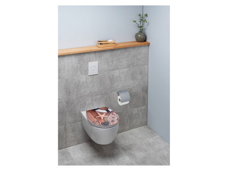 Gehe zu Vollbildansicht: Wenko WC-Sitz mit Absenkautomatik, antibakteriell - Bild 3