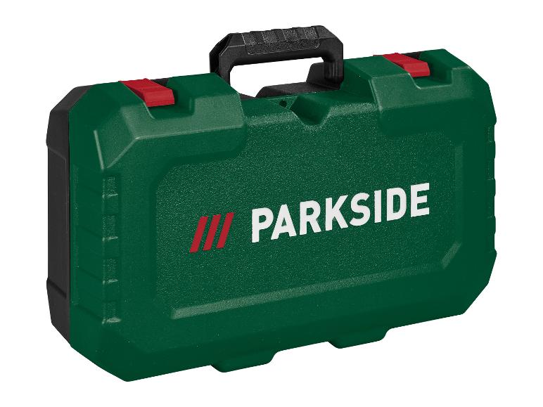Grüne Parkside Werkzeugkiste.