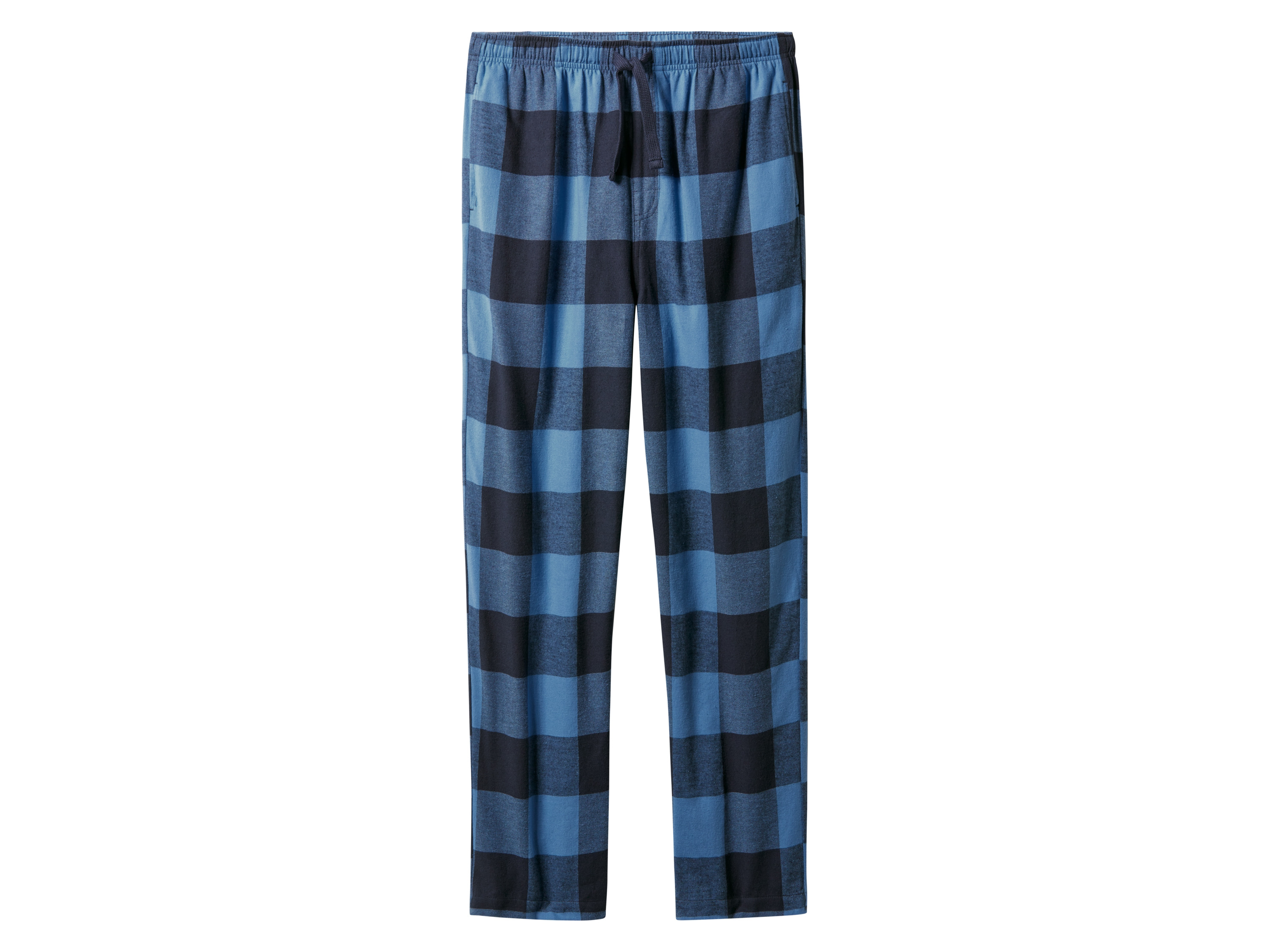 ESMARA MEN Herren Flanell-Schlafhose (Blau, L (52/54))