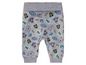 Graue Babyhose mit Winnie Puuh und Tiger-Motiv.