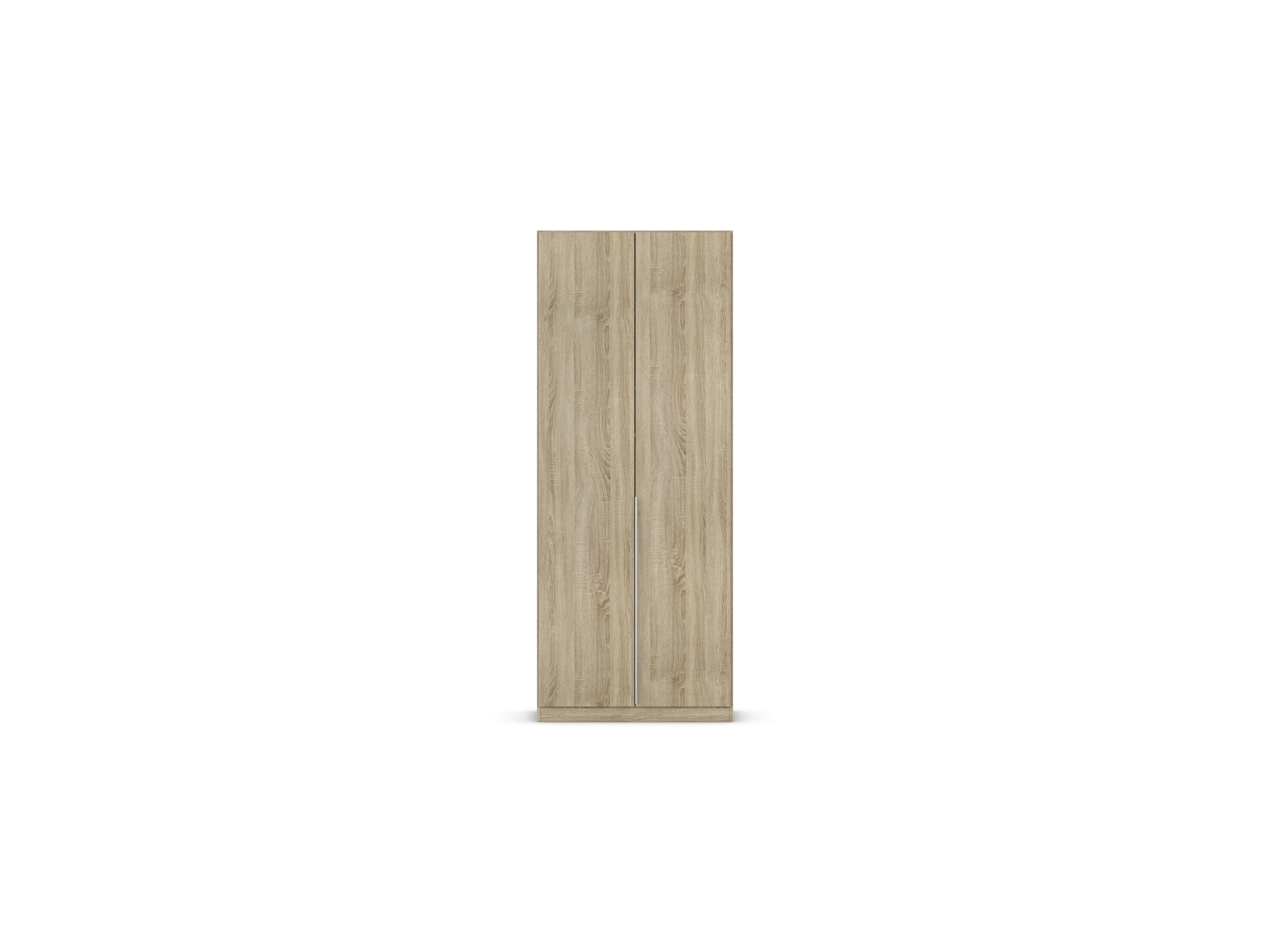 RAUCH ORANGE Drehtürenschrank Alabama (Premium-Zubehör, Eiche Sonoma, Griffe Alufarben, 91 x 229 cm)