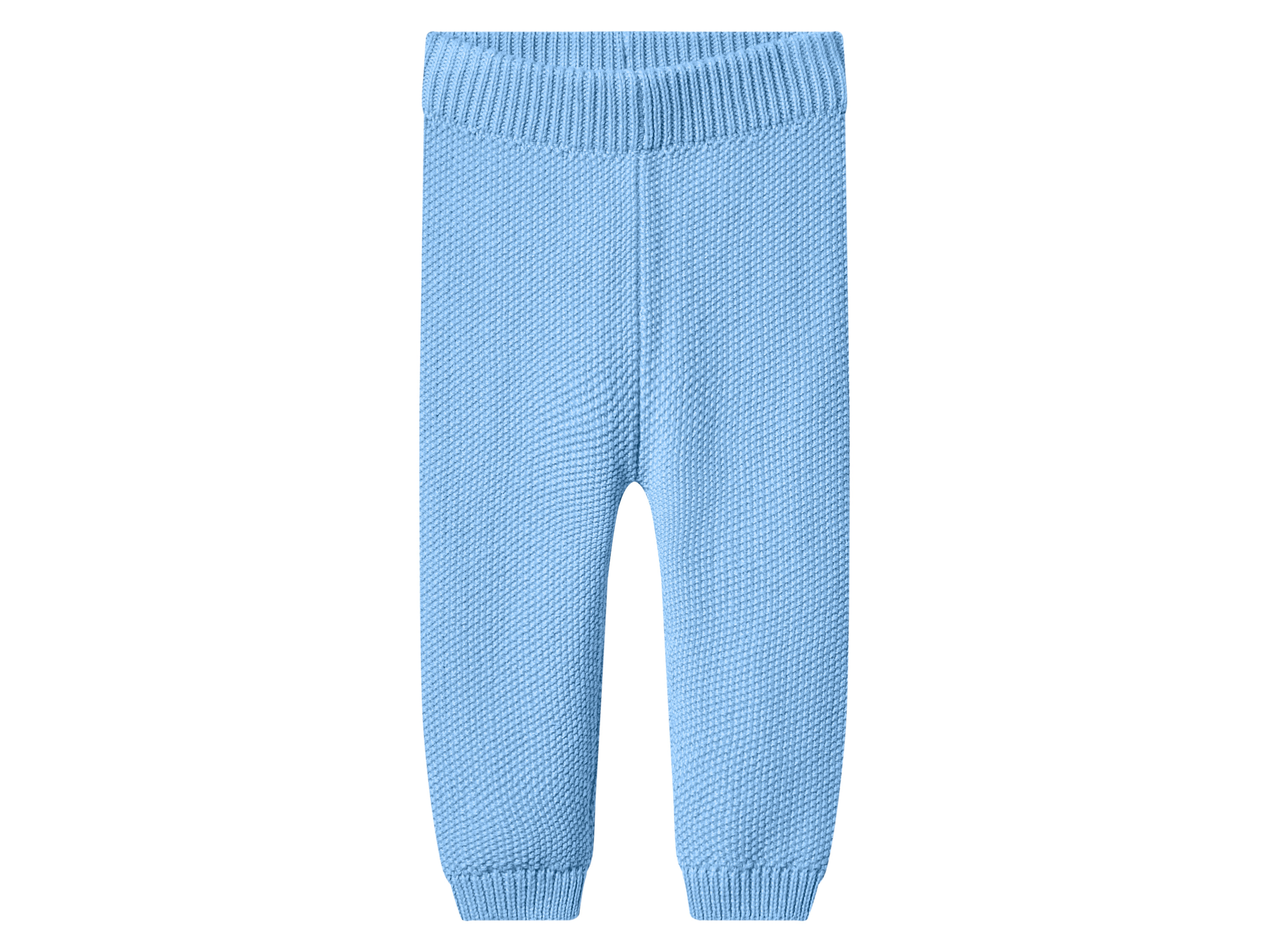 LUPILU® Baby Mädchen Jungen Strickhose (Blau, 62/68)