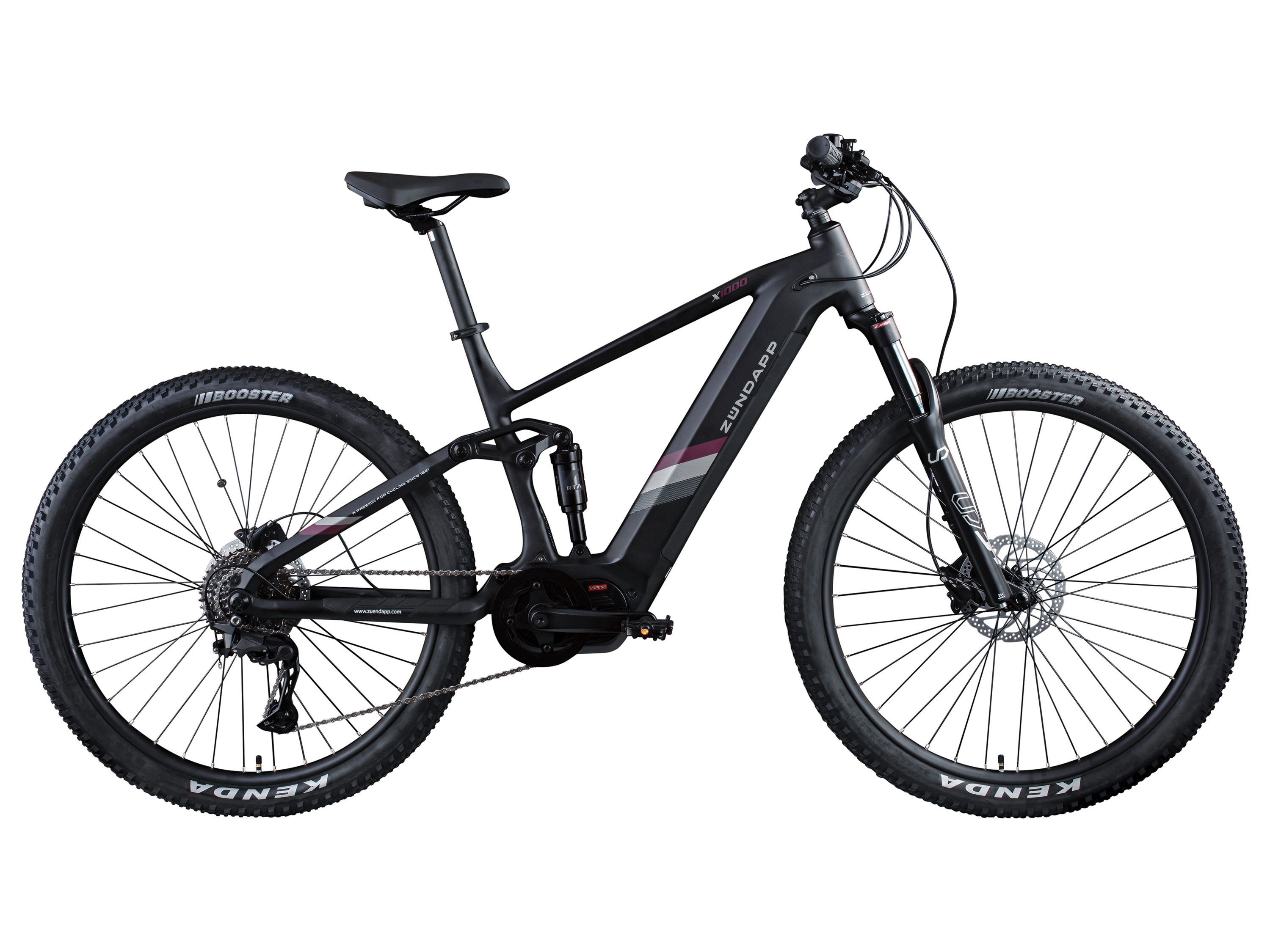 Zündapp E-Bike Mountainbike X1000, 10 Gang Shimano Cues U62020 SGS Schaltwerk, Kettenschaltung, Mittelmotor, 733 Wh, E Bike Mountainbike Fully 29 Zoll 10 Gänge  – Bild 2 von 4