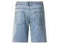 Hellblaue Jeans-Shorts mit Gesäßtaschen, Rückansicht