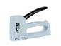 LIVARNO® R53 Handtacker in Hellblau mit schwarzem Griff.