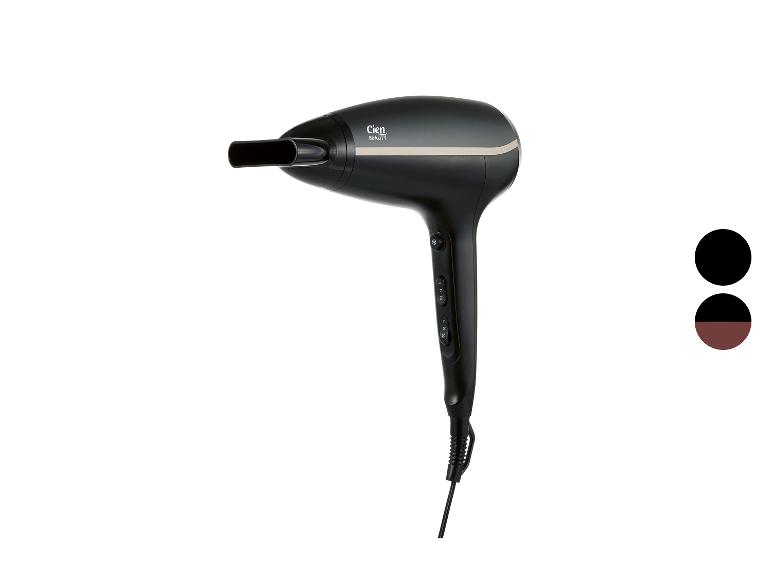 Cien Beauty Haartrockner in Schwarz und Braun.