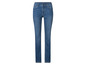Blaue Skinny Jeans für Damen.