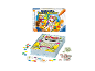 Lernspiel für Kinder von 4-7 Jahren mit hungrigem Zahlen-Roboter, Formen und Rechnen.