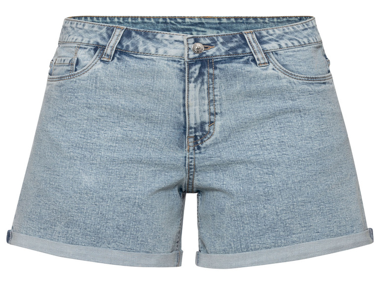 Gehe zu Vollbildansicht: esmara® Damen Jeansshorts, mit hohem Baumwollanteil - Bild 6