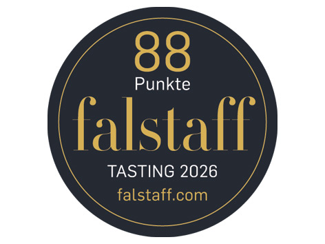 Siegel mit der Aufschrift: 88 Punkte, Tasting 2026