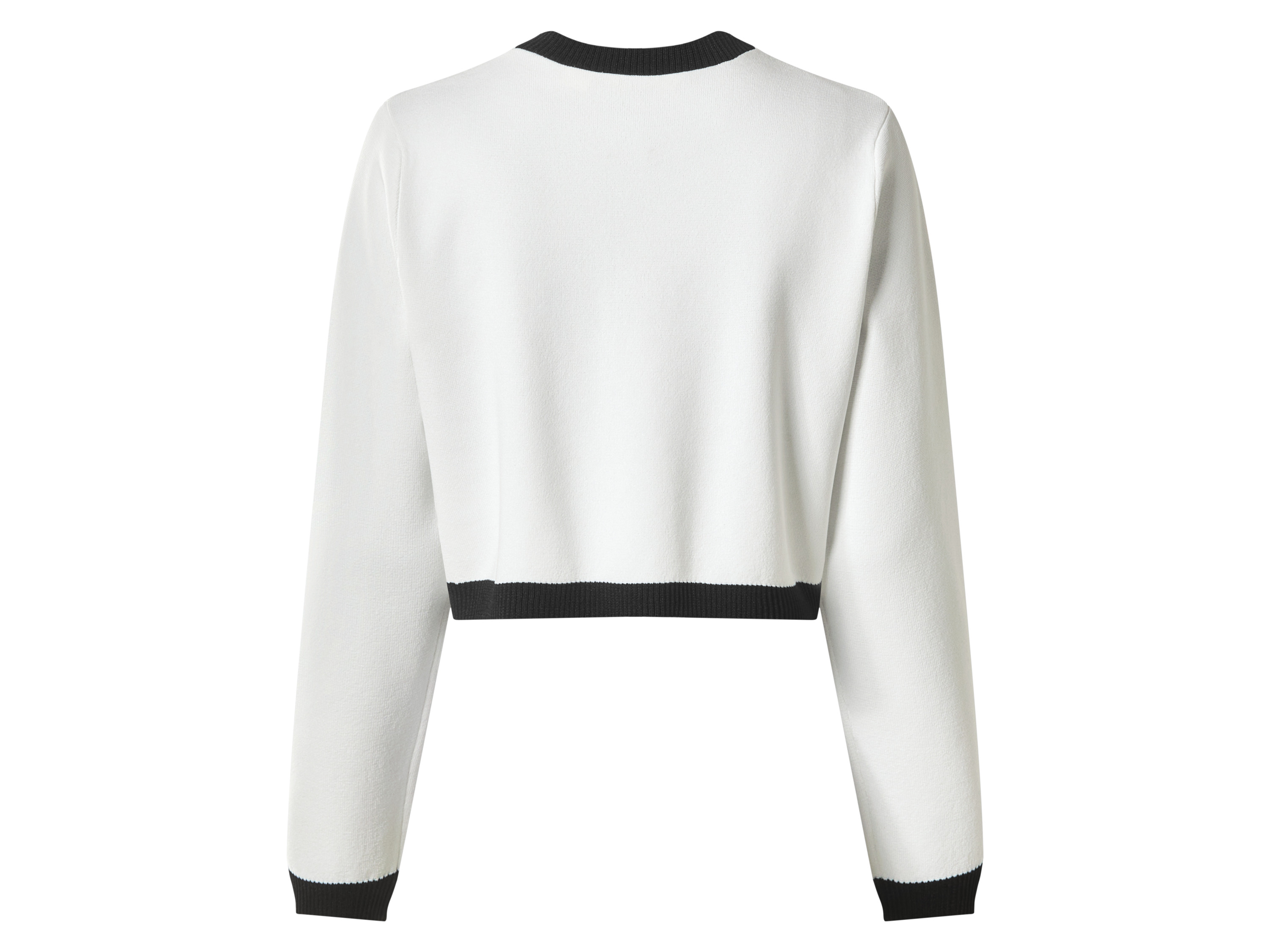 ESMARA® Damen Cardigan (Weiß/schwarz, L(44/46)) – Bild 3 von 3