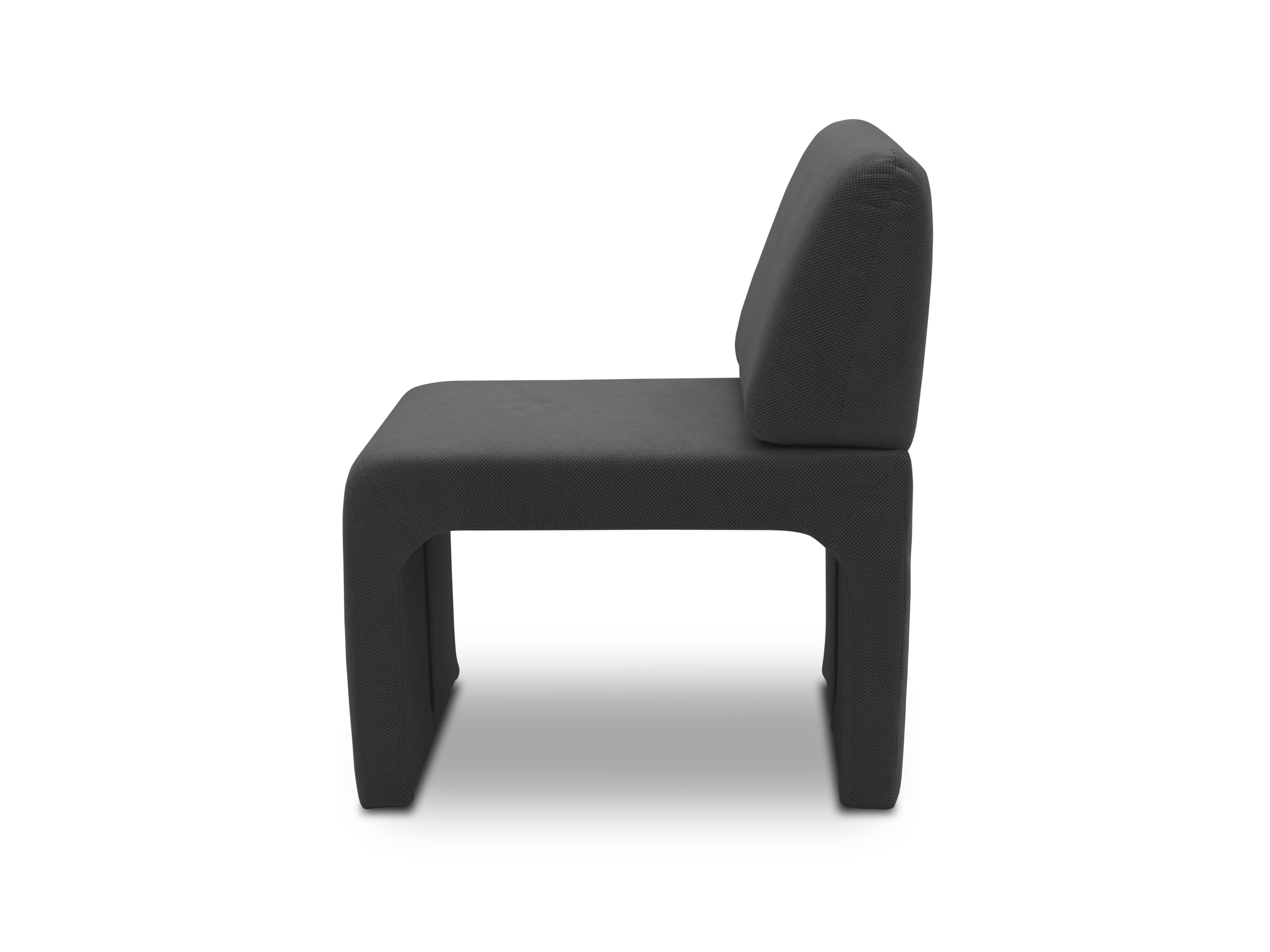 Thumbnail - Domo Sessel »Toulon«, mit Hocker (Dunkelgrau)