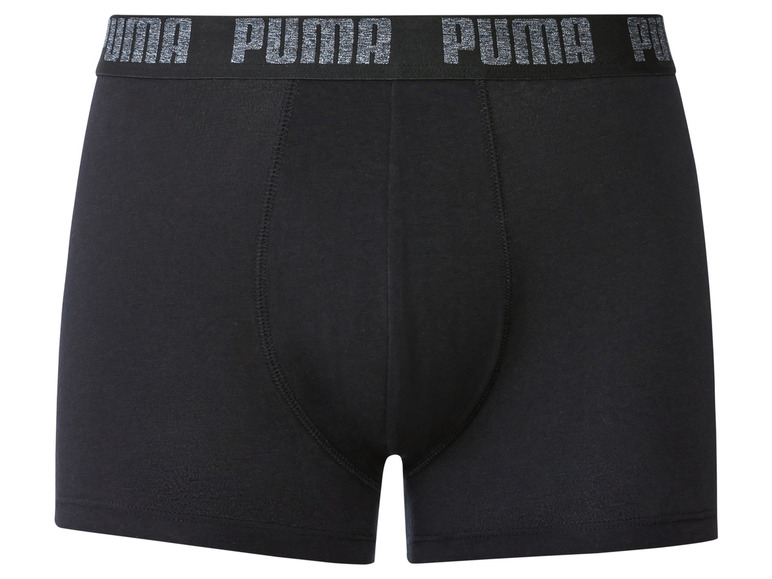 Gehe zu Vollbildansicht: Puma Herren Boxershort, 2 Stück, Slim Fit, mit umlaufenden Logo - Bild 2