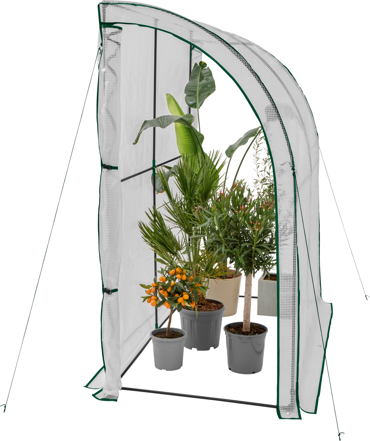 PARKSIDE® Anlehn-Gewächshaus (Weiß) – Bild 4 von 4