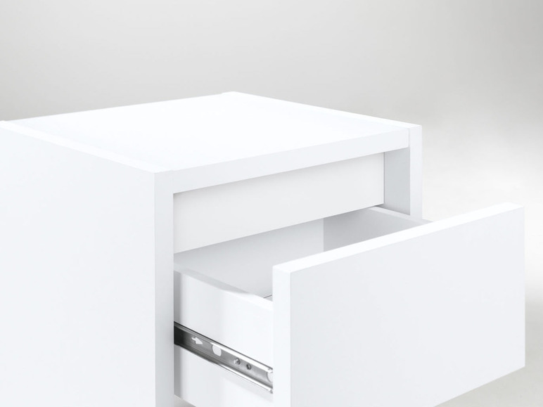 Gehe zu Vollbildansicht: LIVARNO home Bad-Seitenschrank, »Oslo«, mit einer Tür und einer Schublade, weiß - Bild 12