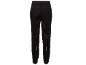 Schwarze Herren-Sporthose mit reflektierenden Details, Rückansicht.