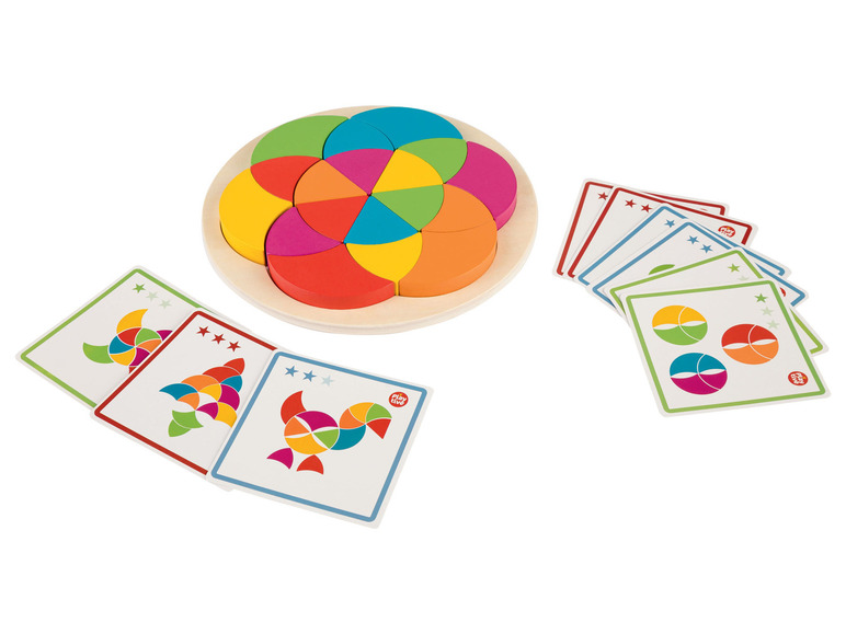 Gehe zu Vollbildansicht: Playtive Holz Regenbogen Legespiel Montessori - Bild 5