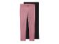 Zwei Leggings, eine rosa und eine schwarze