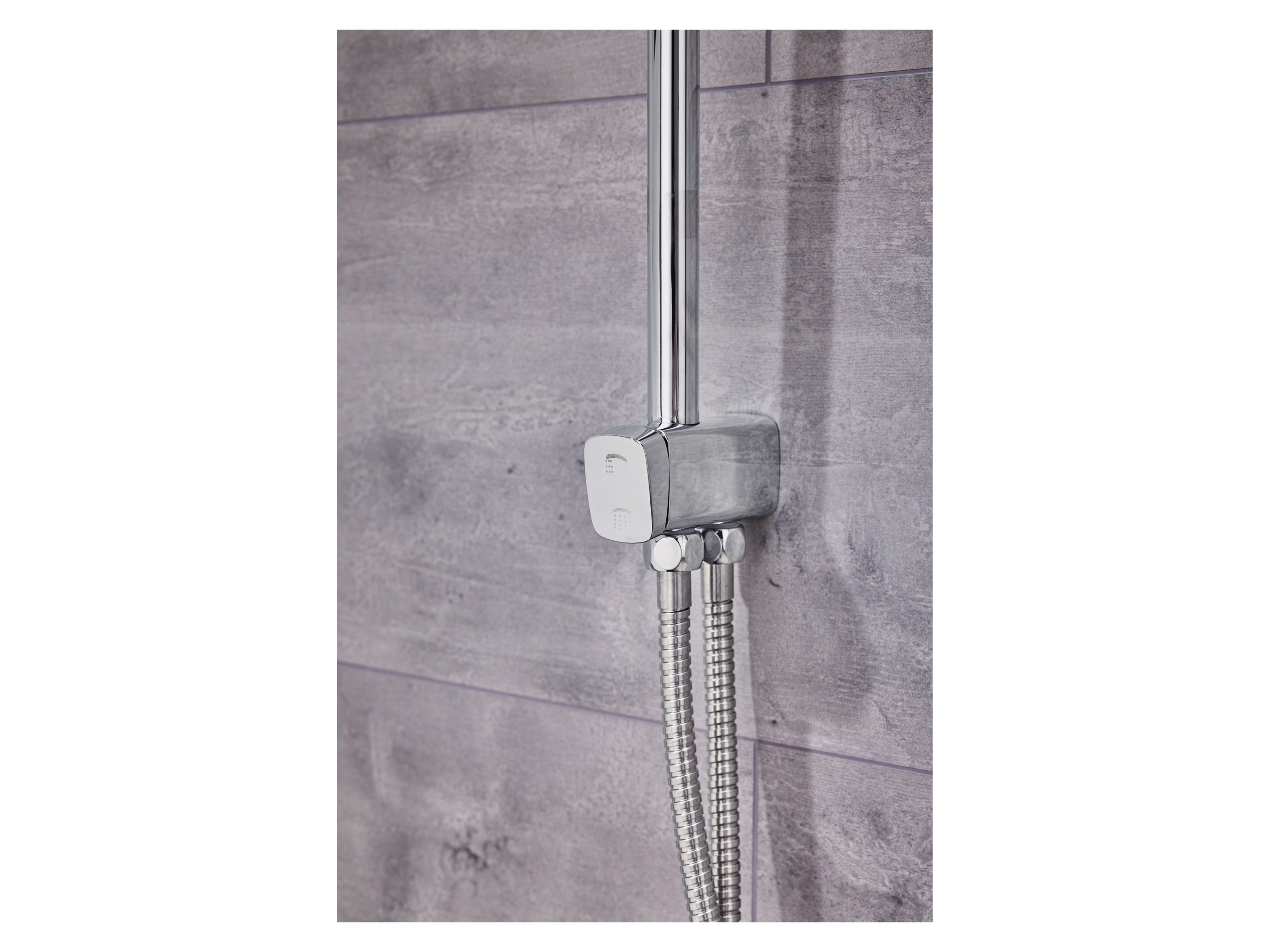 Thumbnail - LIVARNO home Überkopfbrauseset (verchromt)