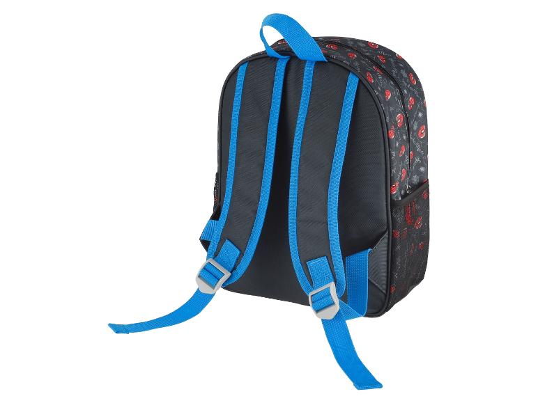 Schwarzer und blauer Spider-Man Kinderrucksack.