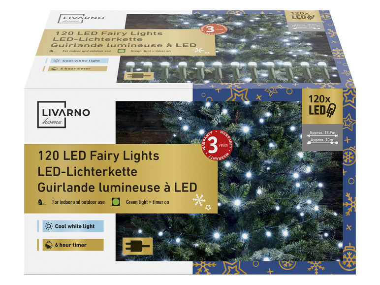Gehe zu Vollbildansicht: LIVARNO home LED-Lichterkette, 120 LEDs, 4 W - Bild 5