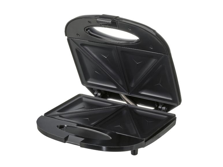 Schwarzes Dreiecks-Sandwichtoaster.