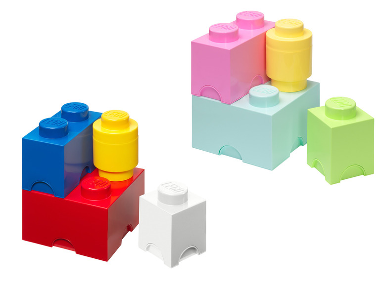 Gehe zu Vollbildansicht: LEGO Aufbewahrungsboxen, 4-teilig - Bild 1