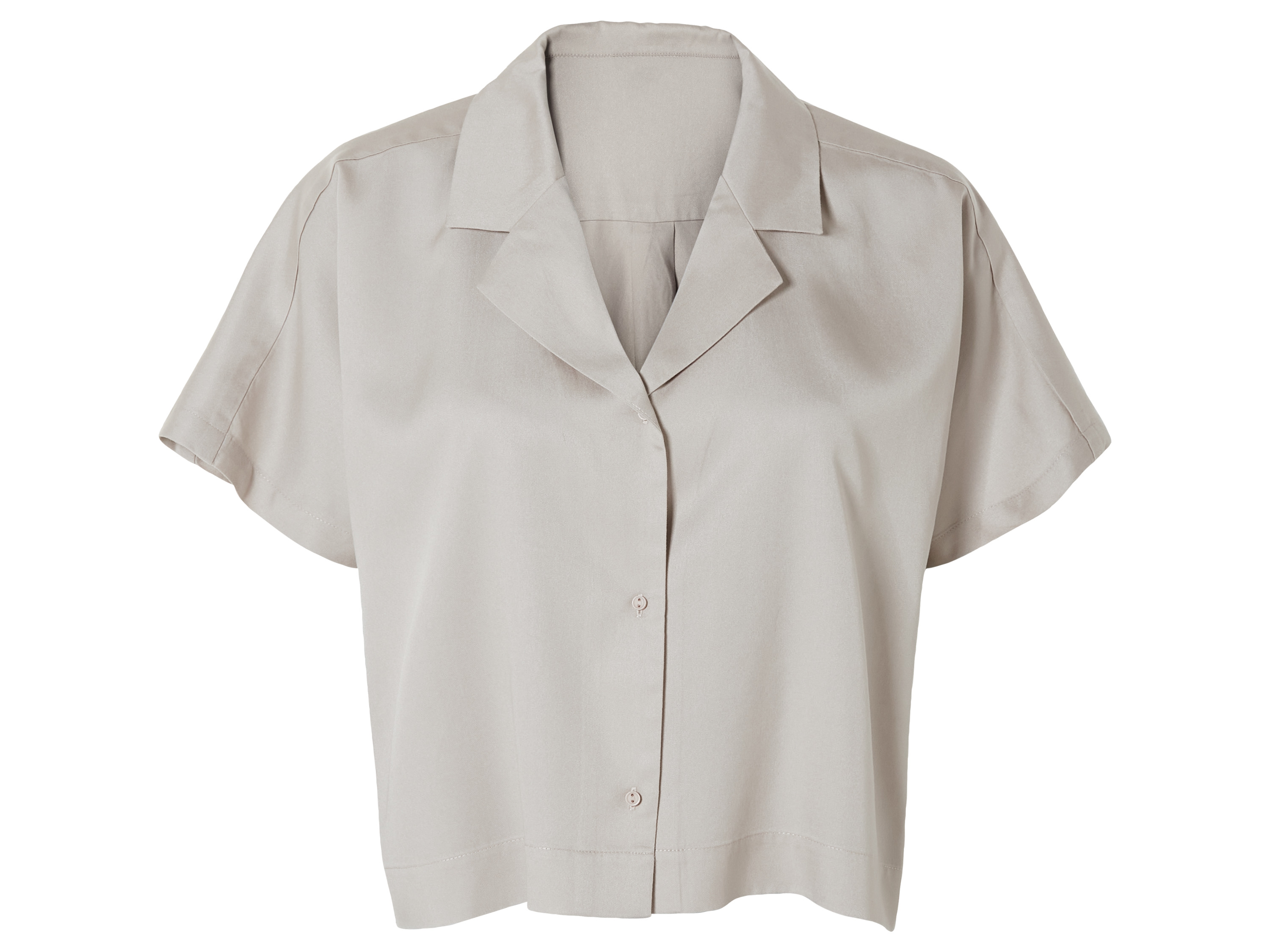 esmara® Damen Blusenshirt (Beige, 44) | 04335747025969