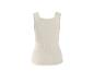 Hellbeiges geripptes Tanktop, Rückansicht