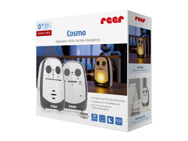 REER Cosmo Audio Babyphone: ein digitales Babyphone mit Nachtlicht und ECO-Modus.