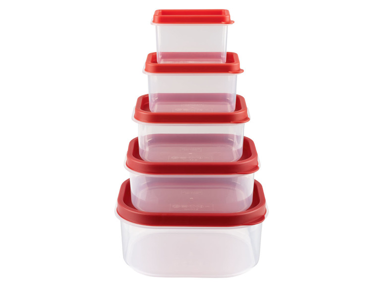Gehe zu Vollbildansicht: ERNESTO® Frischhaltedosen-Set, BPA-frei, 5-teilig - Bild 10