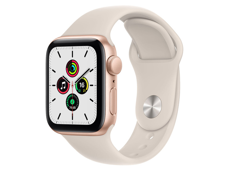 Gehe zu Vollbildansicht: Apple Watch SE (GPS) - 40 mm - Aluminium - intelligente Uhr mit Sportband - Bild 2
